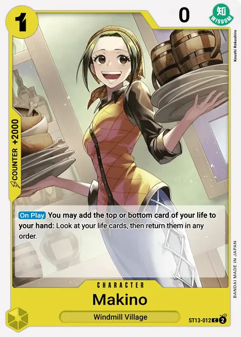 Makino (ST13-012) One Piece card
