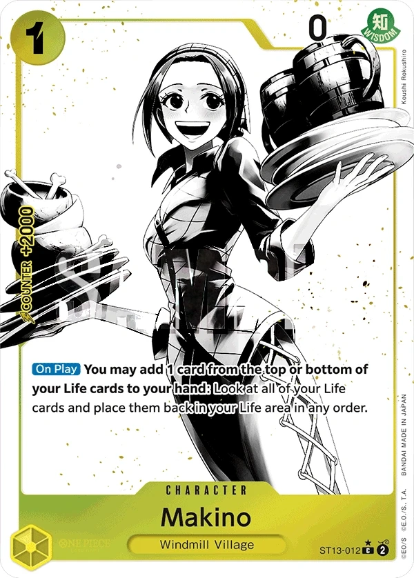 Makino (ST13-012_p1) Alt Art One Piece card