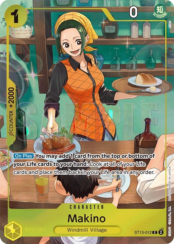 Makino (ST13-012_p2) Alt Art One Piece card