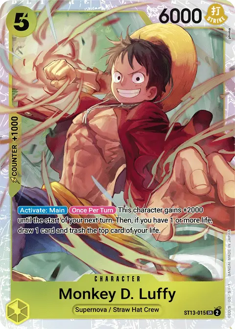 Monkey.D.Luffy (ST13-015) One Piece card