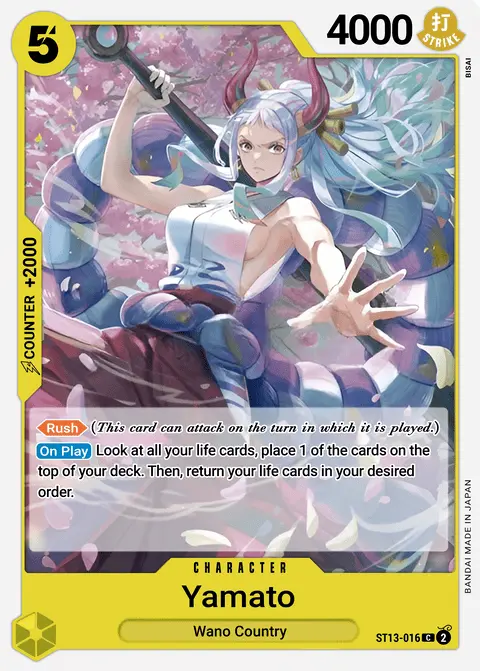 Yamato (ST13-016) One Piece card