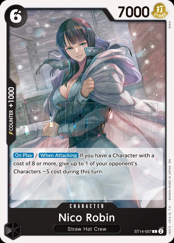 Nico Robin (ST14-007_r1) Reprint One Piece card