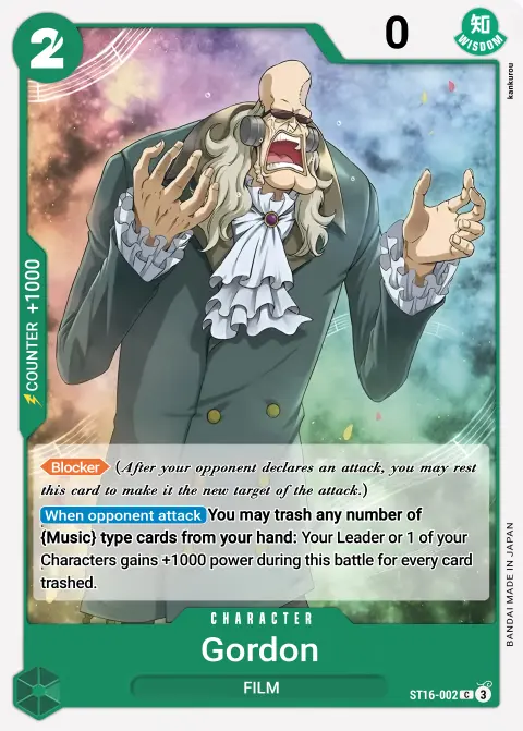 Gordon (ST16-002) One Piece card