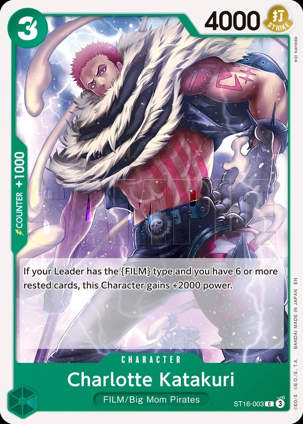 Charlotte Katakuri (ST16-003_r1) Reprint One Piece card