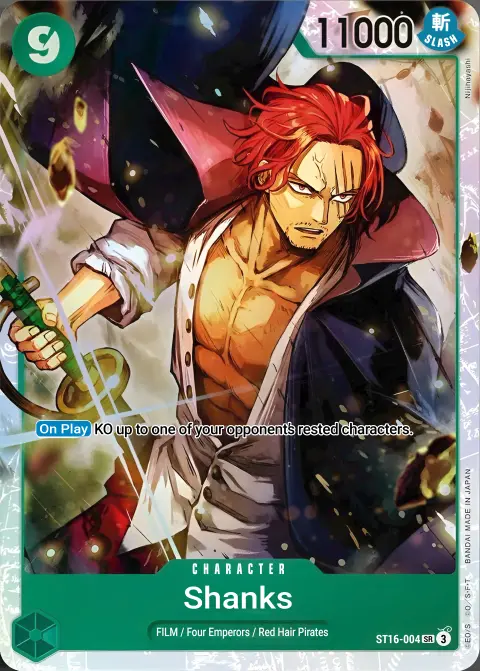 Shanks (ST16-004) One Piece card
