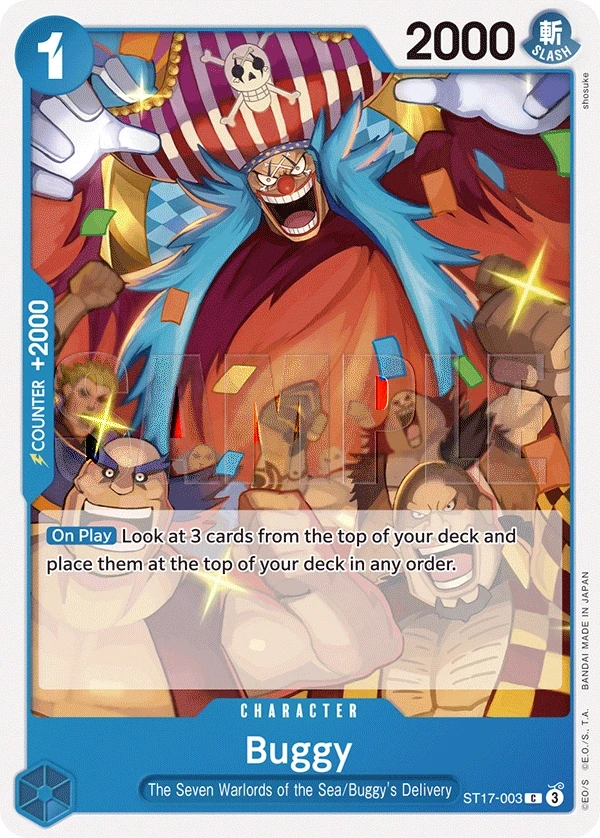 Buggy (ST17-003) One Piece card