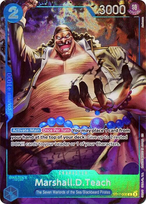 Marshall.D.Teach (ST17-005_p2) Alt Art One Piece card