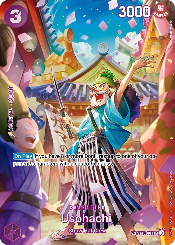 Uso-Hachi (ST18-001) One Piece card