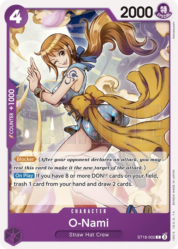 O-Nami (ST18-002) One Piece card