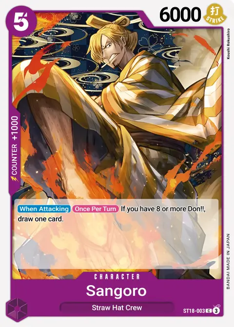 San-Gorou (ST18-003) One Piece card