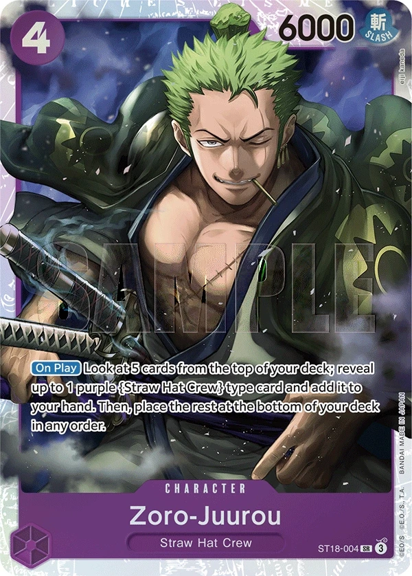 Zoro-Juurou (ST18-004) One Piece card