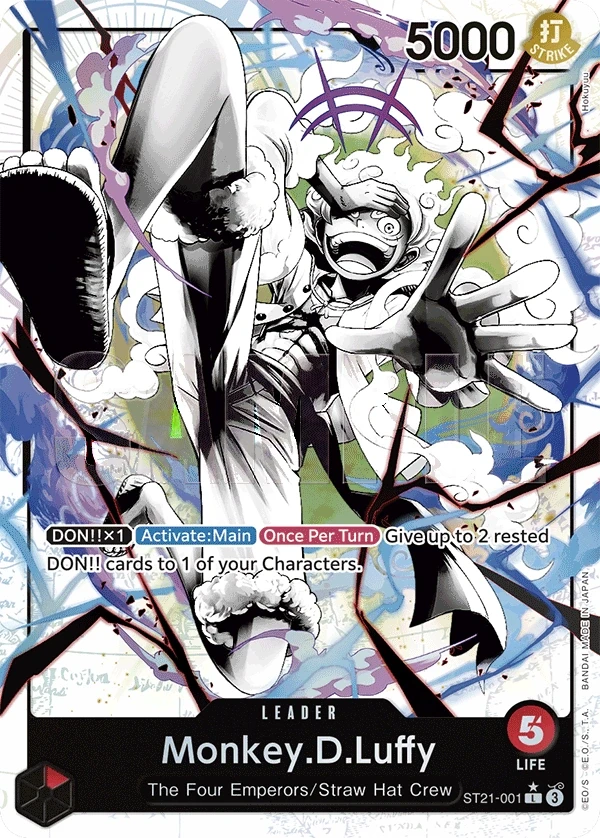 Monkey.D.Luffy (ST21-001_p1) Alt Art One Piece card