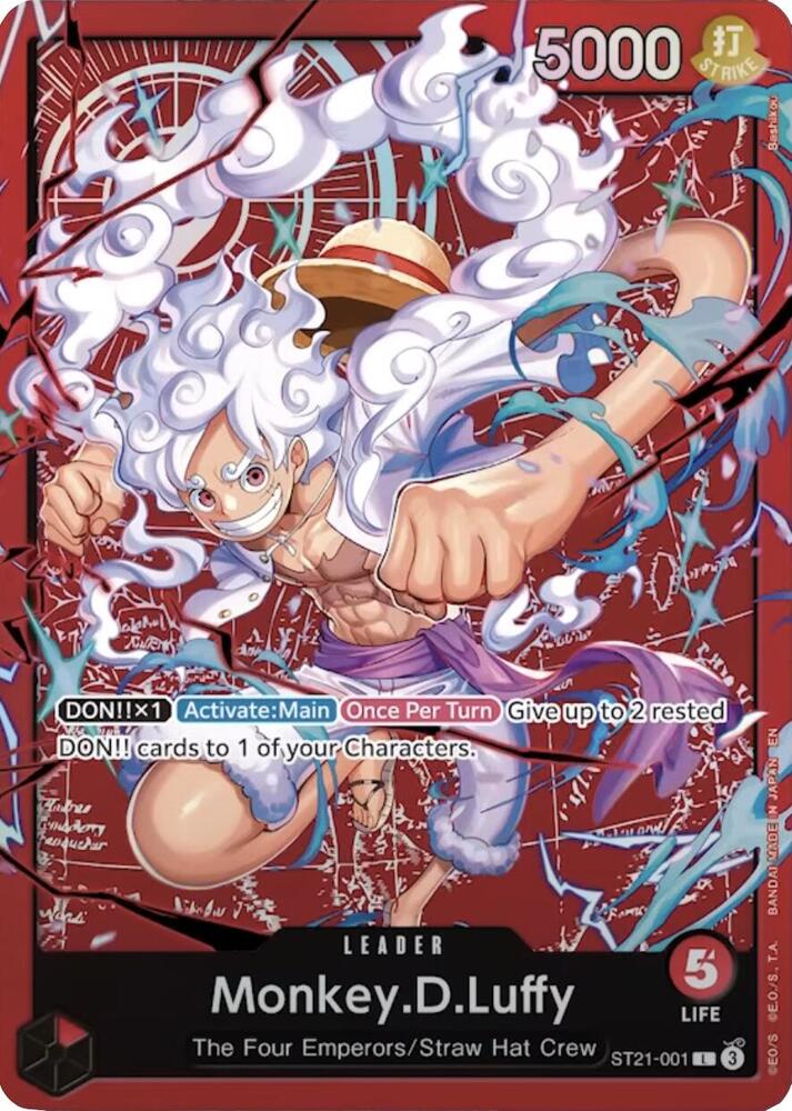 Monkey.D.Luffy (ST21-001_p2) Alt Art One Piece card