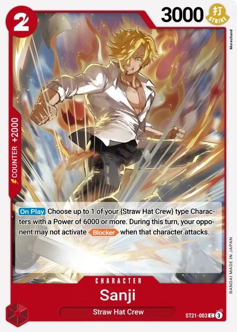 Sanji (ST21-003) One Piece card