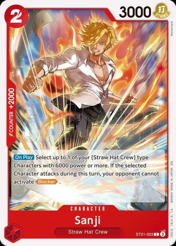 Sanji (ST21-003_r1) Reprint One Piece card