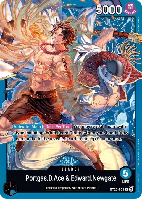 Ace & Newgate (ST22-001) One Piece card