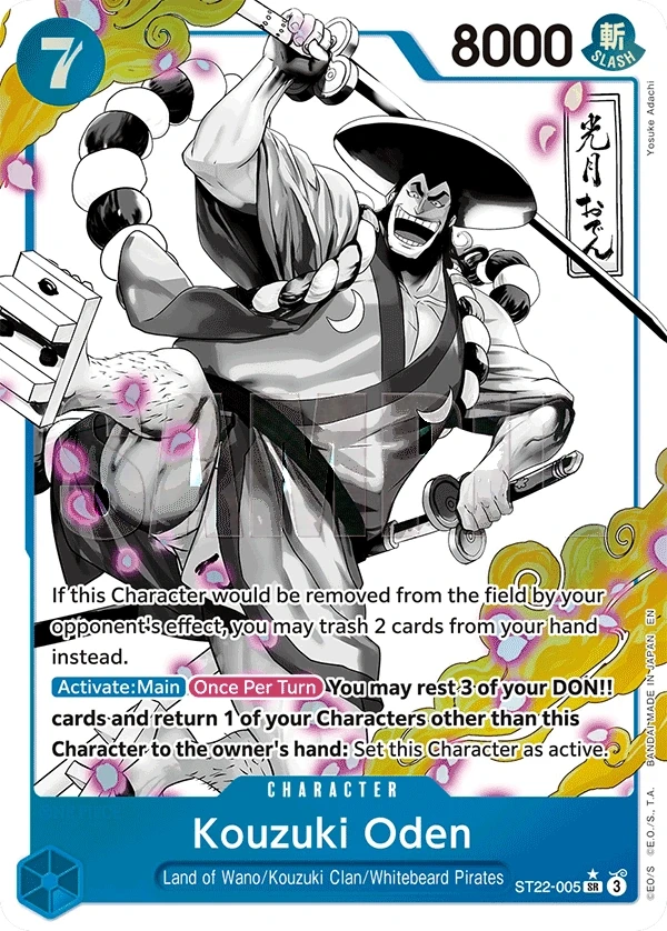Kouzuki Oden (ST22-005_p1) Alt Art One Piece card