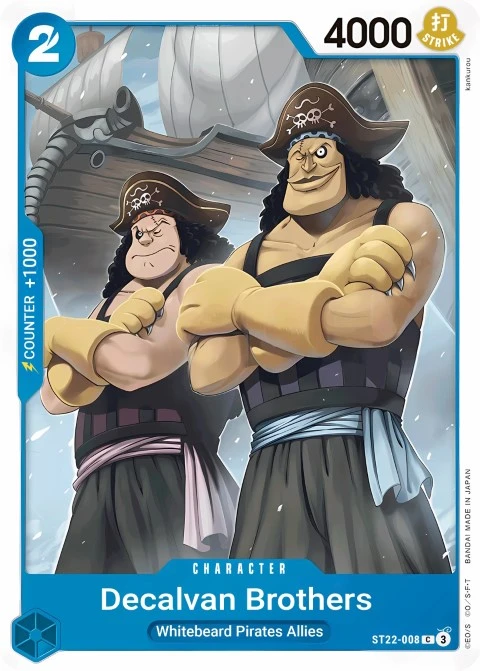 Decalvan Brothers (ST22-008) One Piece card