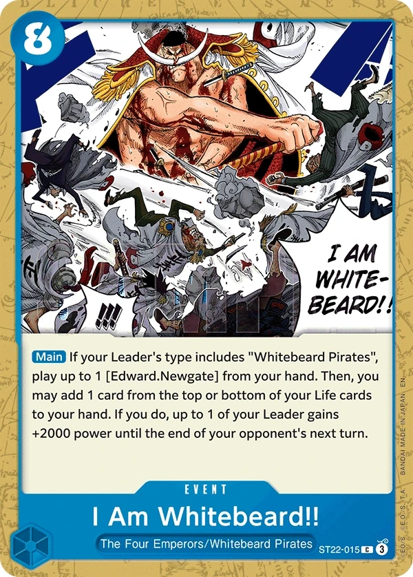 I Am Whitebeard!! (ST22-015) One Piece card