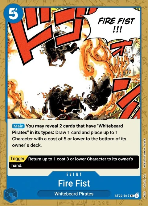 Fire Fist (ST22-017) One Piece card