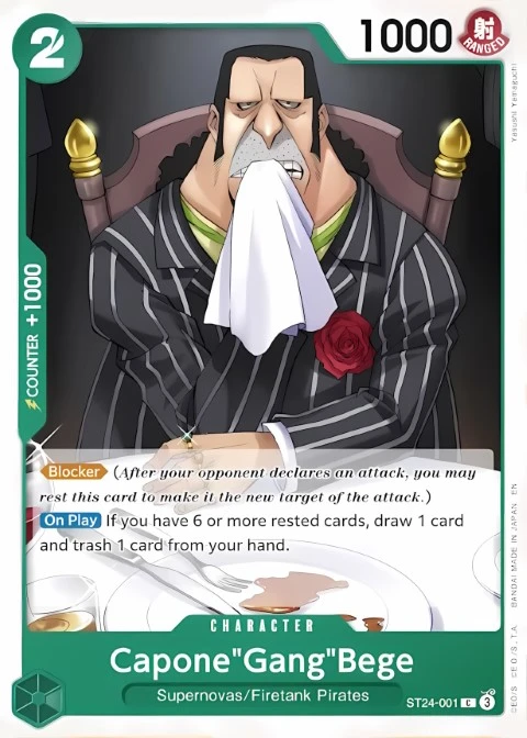 Capone"Gang"Bege (ST24-001) One Piece card