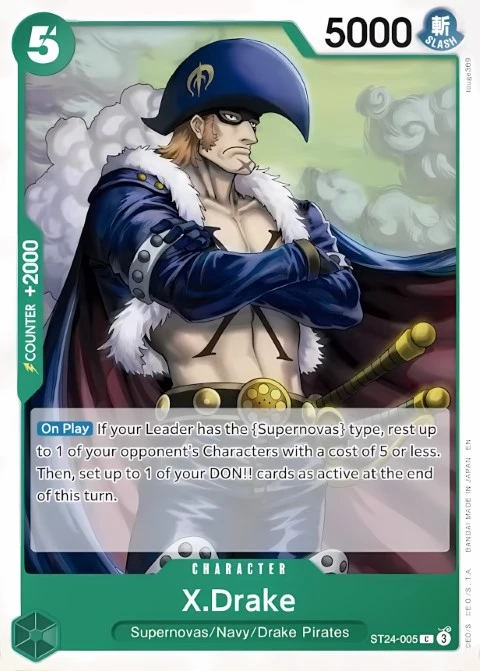 X.Drake (ST24-005) One Piece card