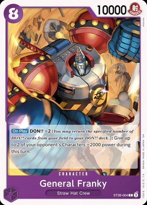 General Franky (ST26-004) One Piece card