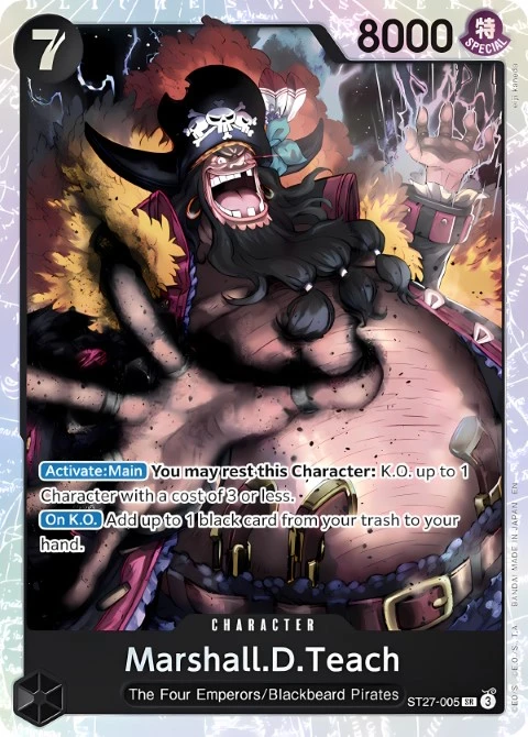Marshall.D.Teach (ST27-005) One Piece card
