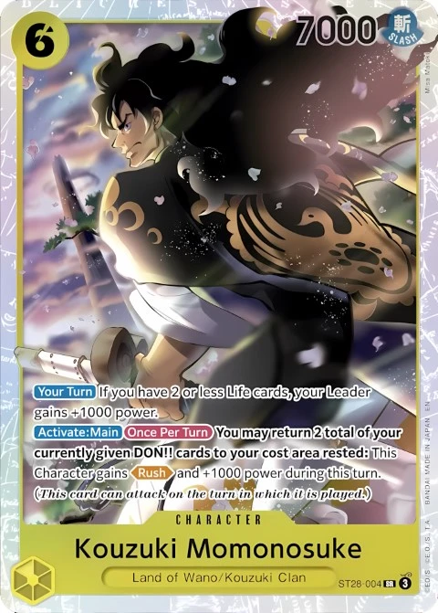 Kouzuki Momonosuke (ST28-004) One Piece card