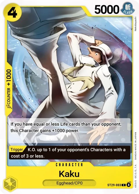 Kaku (ST29-003) One Piece card