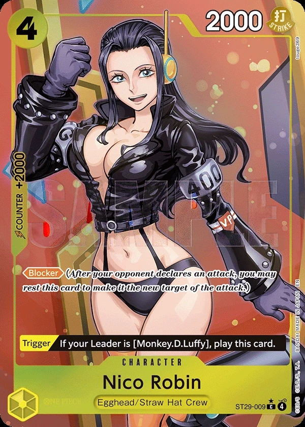 Nico Robin (ST29-009_p1) Alt Art One Piece card
