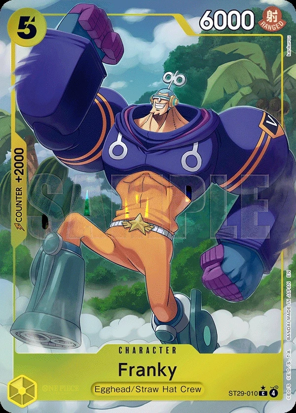 Franky (ST29-010_p1) Alt Art One Piece card