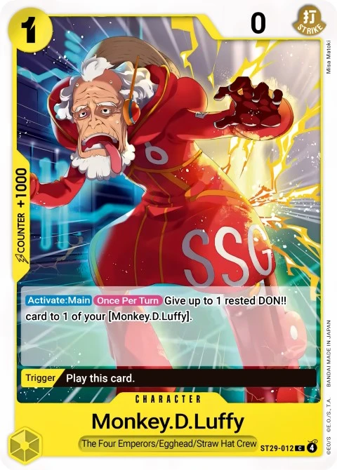 Monkey.D.Luffy (ST29-012) One Piece card