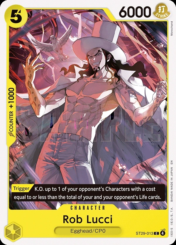 Rob Lucci (ST29-013) One Piece card