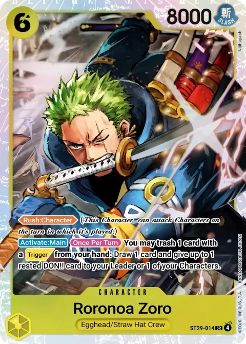 Roronoa Zoro (ST29-014) One Piece card