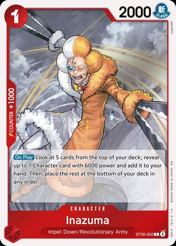 Inazuma (ST30-002) One Piece card