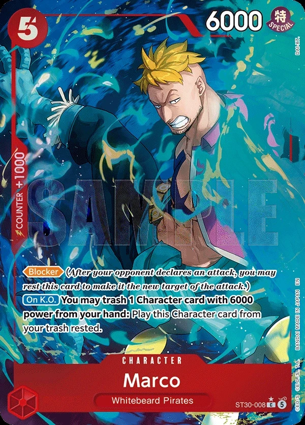 Marco (ST30-008_p1) Alt Art One Piece card