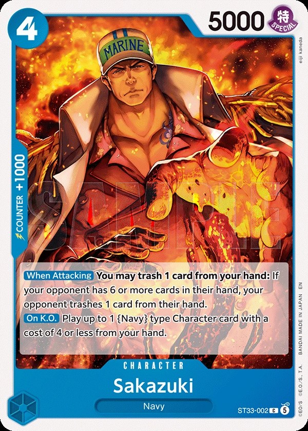 Sakazuki (ST33-002) One Piece card