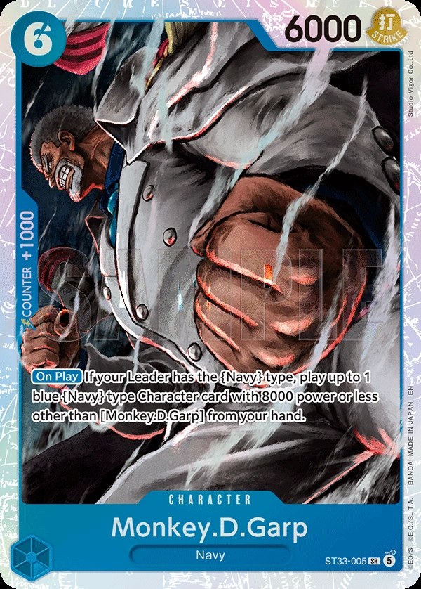 Monkey.D.Garp (ST33-005) One Piece card