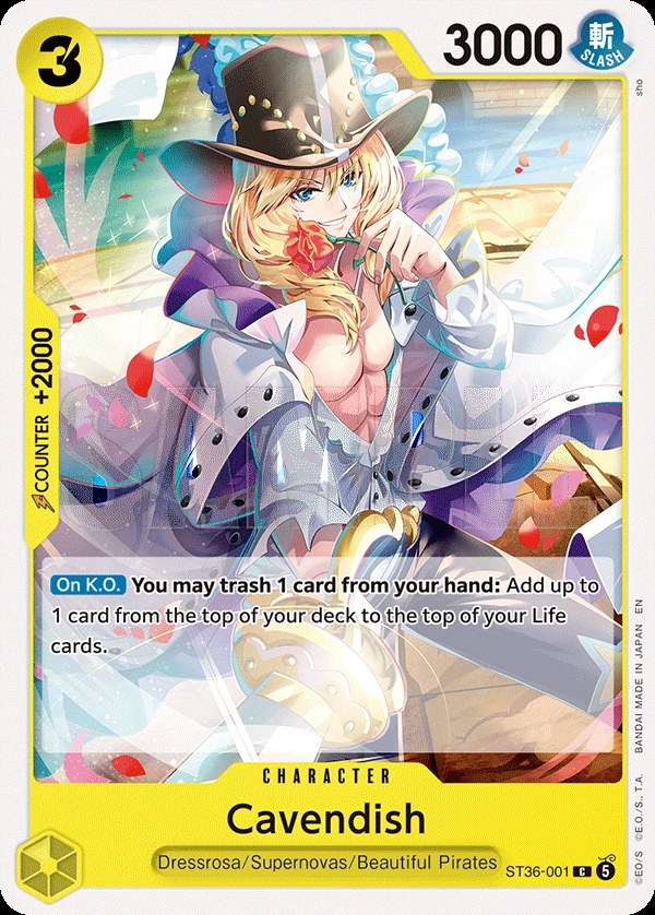 Cavendish (ST36-001) One Piece card