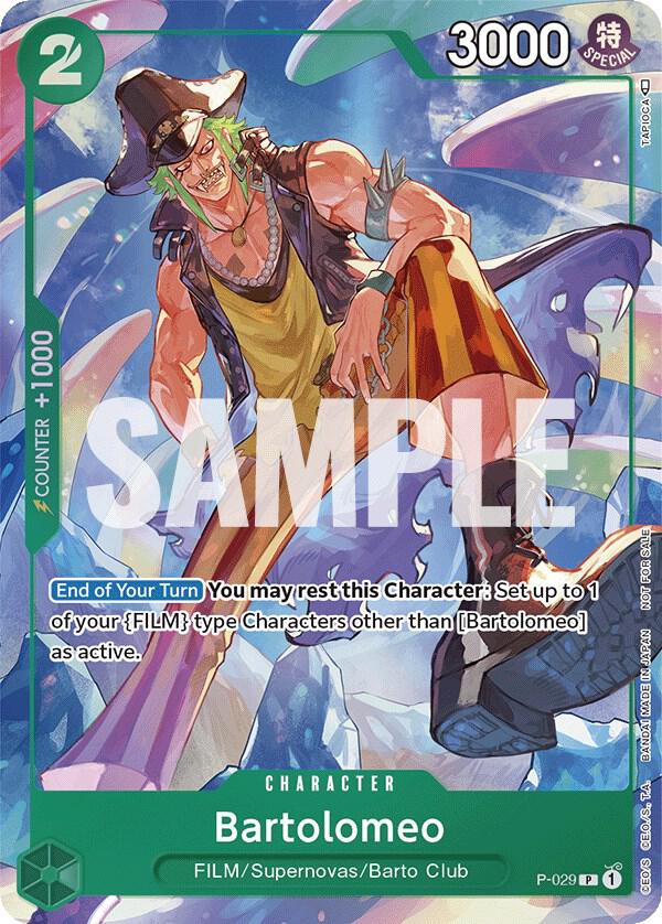Bartolomeo (Event Pack Vol. 1) One Piece prize card