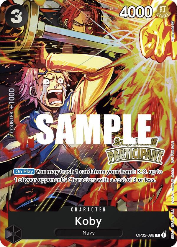Koby (Online Regional 2023) [Participant] One Piece prize card