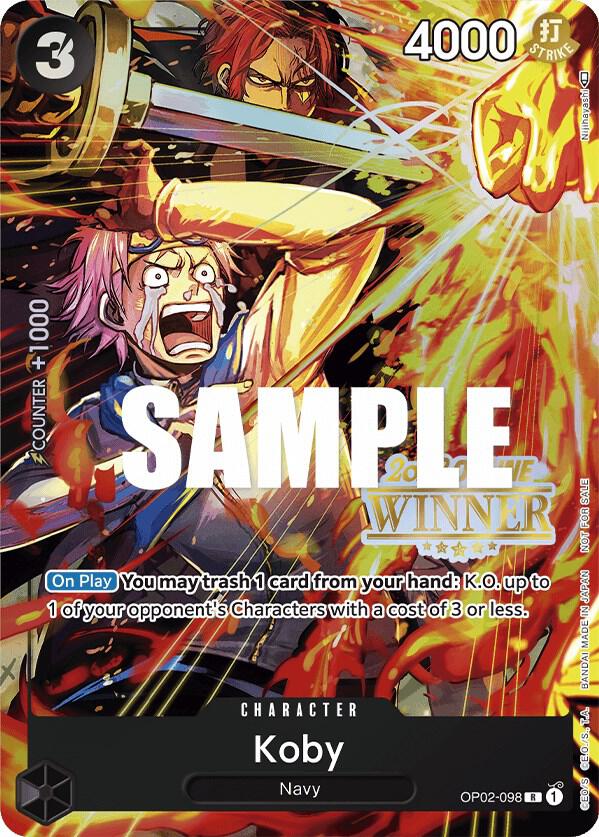 Koby (Online Regional 2023) [Winner] One Piece prize card