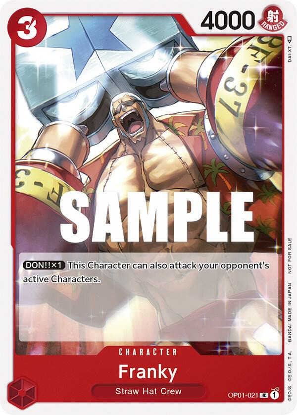 Franky (Tournament Pack Vol. 2) One Piece prize card