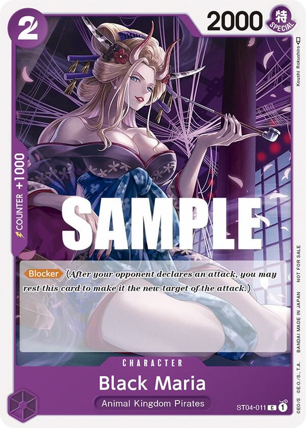 Black Maria (Tournament Pack Vol. 2) One Piece prize card