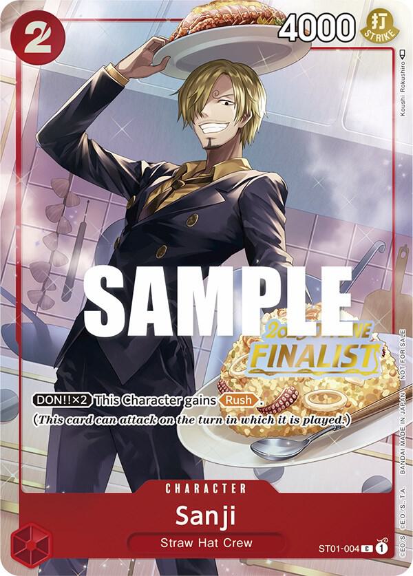 Sanji (Offline Regional 2023) [Finalist] One Piece prize card