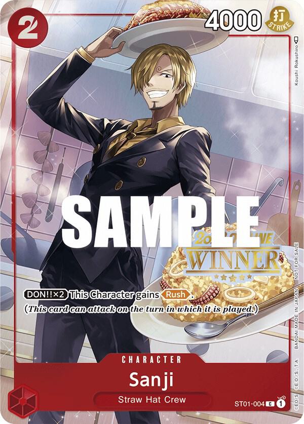 Sanji (Offline Regional 2023) [Winner] One Piece prize card