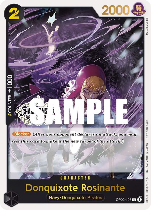 Donquixote Rosinante (Store Championship 2023 Participation Pack Vol.1) One Piece prize card