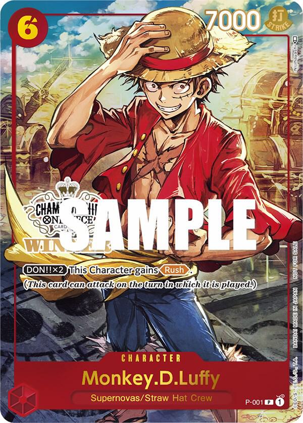 Monkey.D.Luffy (Store Championship Trophy Card) One Piece prize card