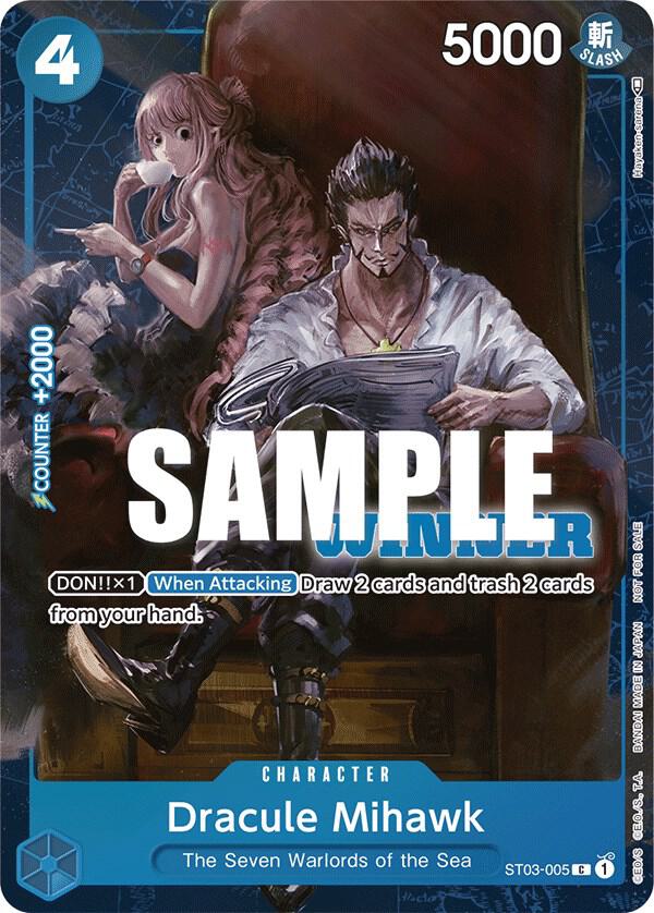 Dracule Mihawk (Winner Pack Vol. 4) One Piece prize card